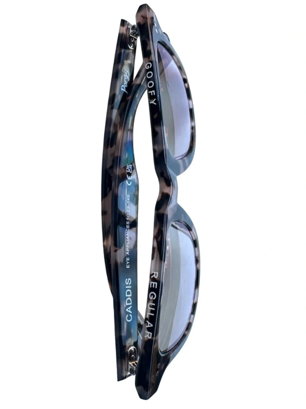 Caddis Porgy Eye Appliances Tortoise Eyeglasses Frame 50-23-145 Orange Case